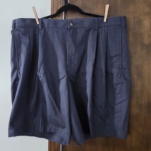 Men's Sz 42 Navy Pleated Shorts